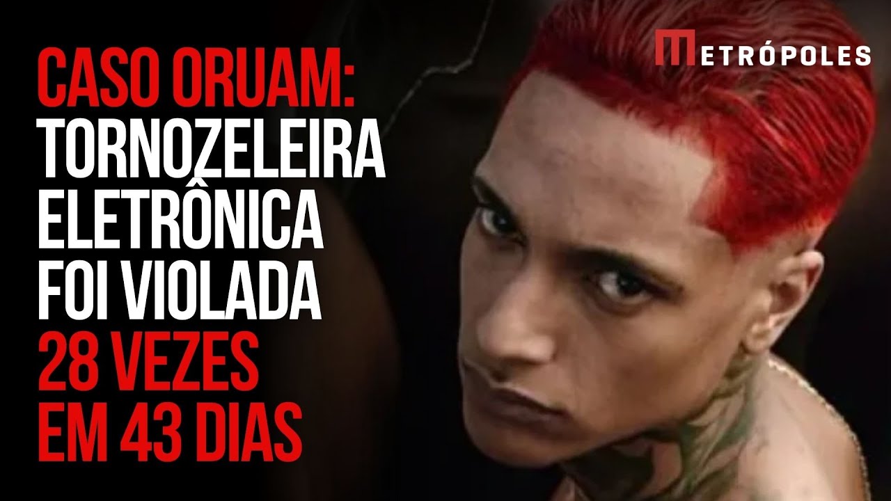 Oruam viola tornozeleira eletrônica e justiça pede prisão preventiva