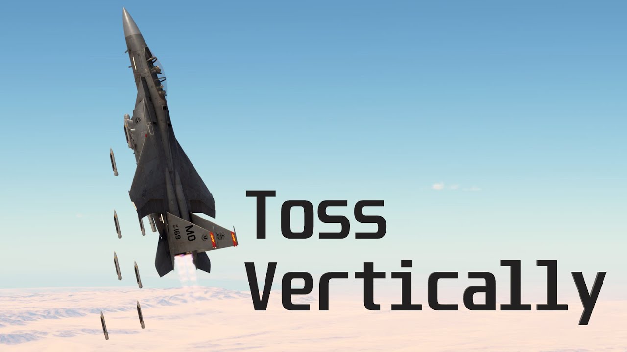 Vertical Toss Maneuver | GBU-39 & Grom-E2 | F-15E Strike Eagle & Su-34 in Dev Server (War Thunder)
