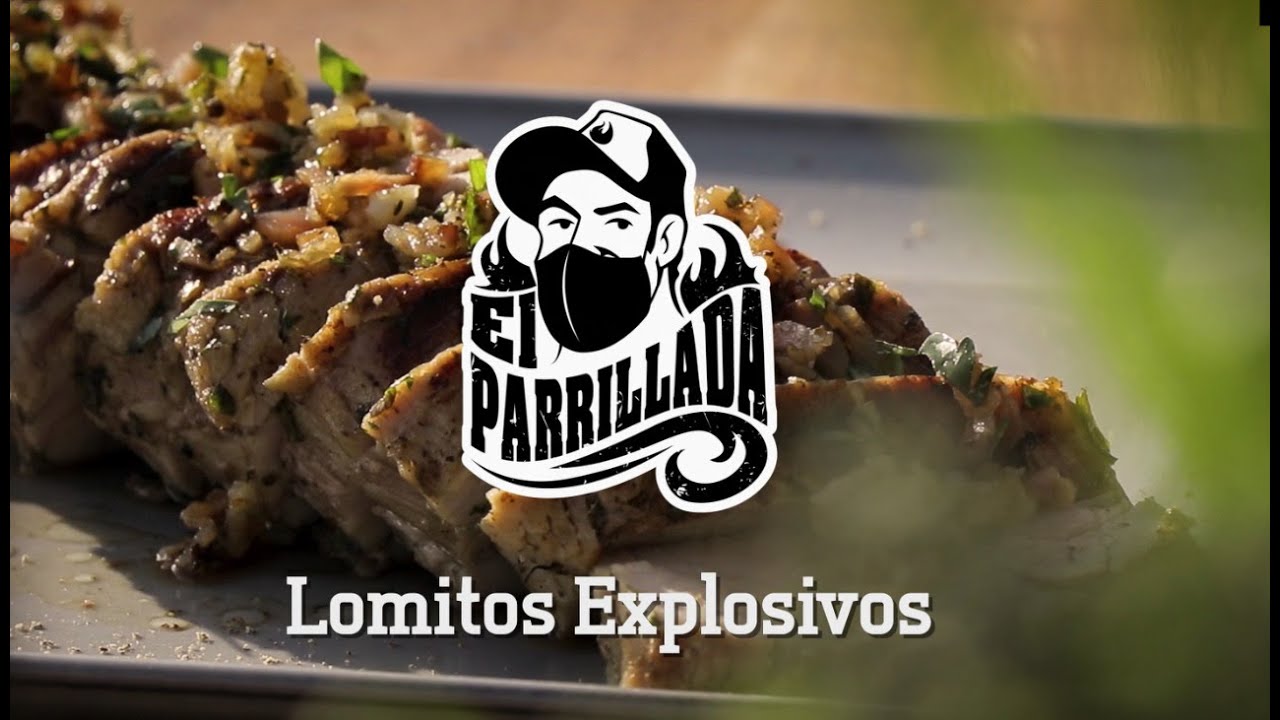 Lomitos de cerdo explosivos con chimichurri y ají limo - El Parrillada
