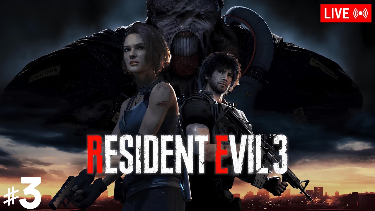 RESIDENT EVIL 3 REMAKE - #3: PRIMEIRA VEZ NESTE JOGO [MARATONA]