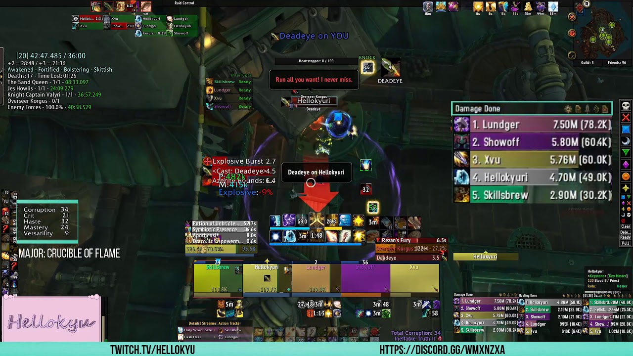Holy Priest 100k Burst DPS / 38k Overall ★ Overseer Korgus +20 Tol Dagor [S4]