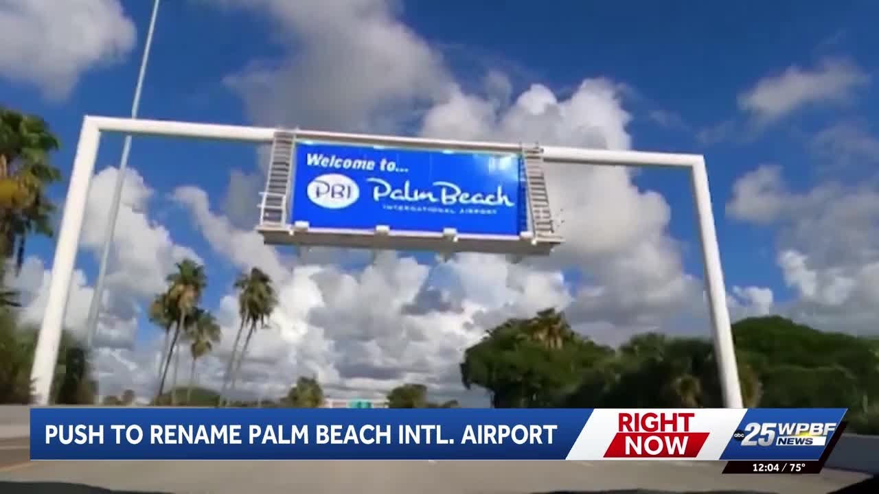 Million-dollar price tag to change PBIA to Trump International Airport