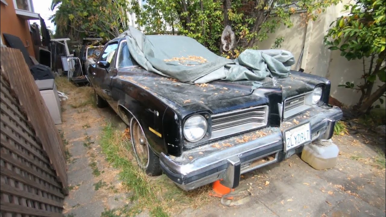 Nick's 1975 Pontiac Lemans - Big Black Pontiac Pt 1 - Back Story & Cleaning Out / Around It