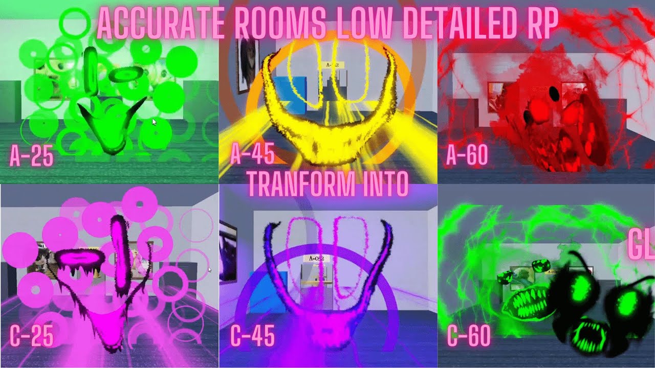 Accurate Rooms Low Detailed RP a-25 a-45 a-60 transform into c-25 c-45 c-60
