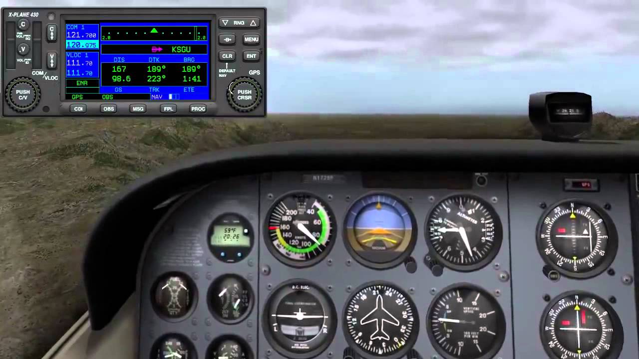 Twitch Stream: X-plane 10 Salt Lake City to St. George.