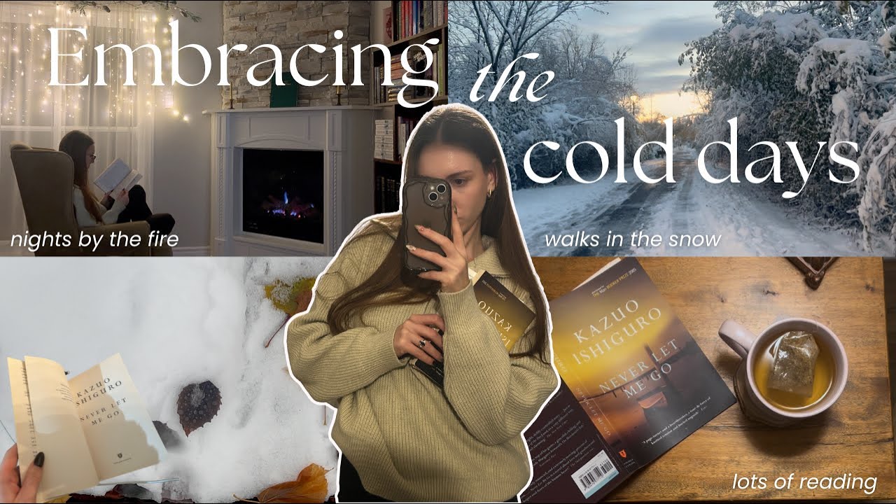slow days welcoming the cold | reading and phd vlog ❄️