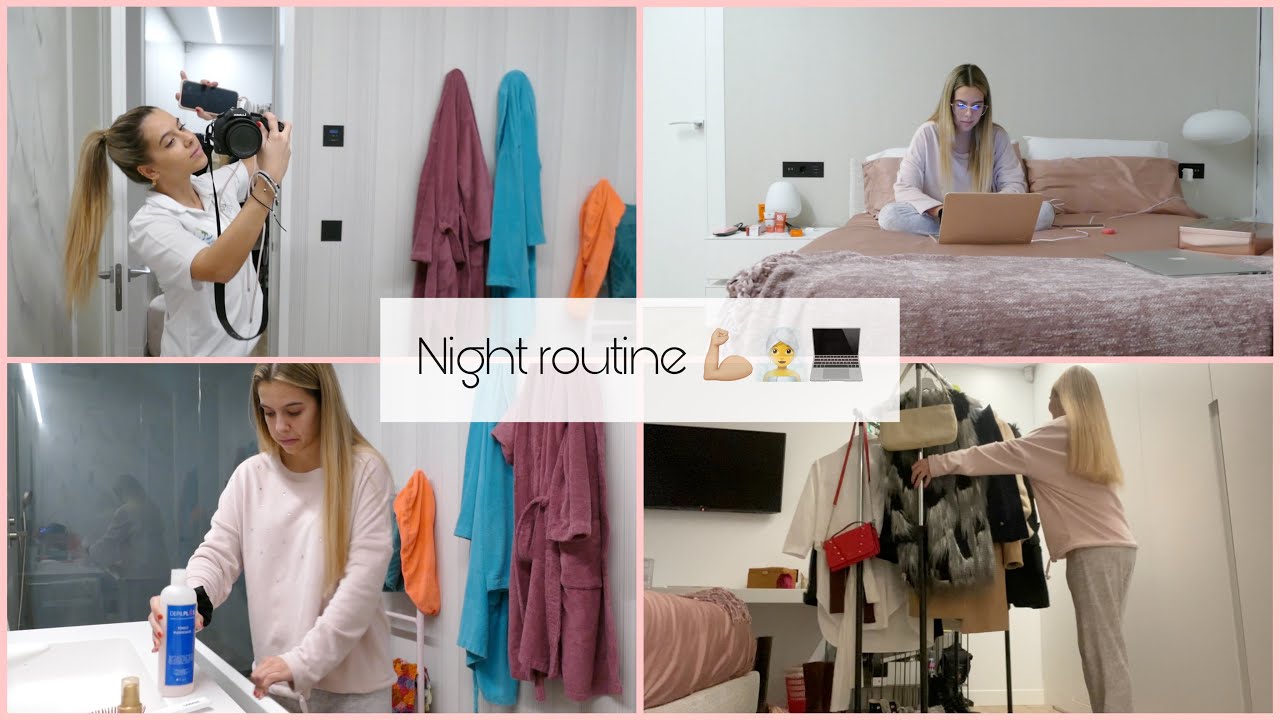 MI RUTINA DE NOCHE - NIGHT ROUTINE  | clases online, gym, rutina facial... @12alii