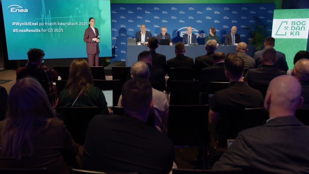 #WynikiEnei | Trzy kwartały 2025 r. - konferencja prasowa