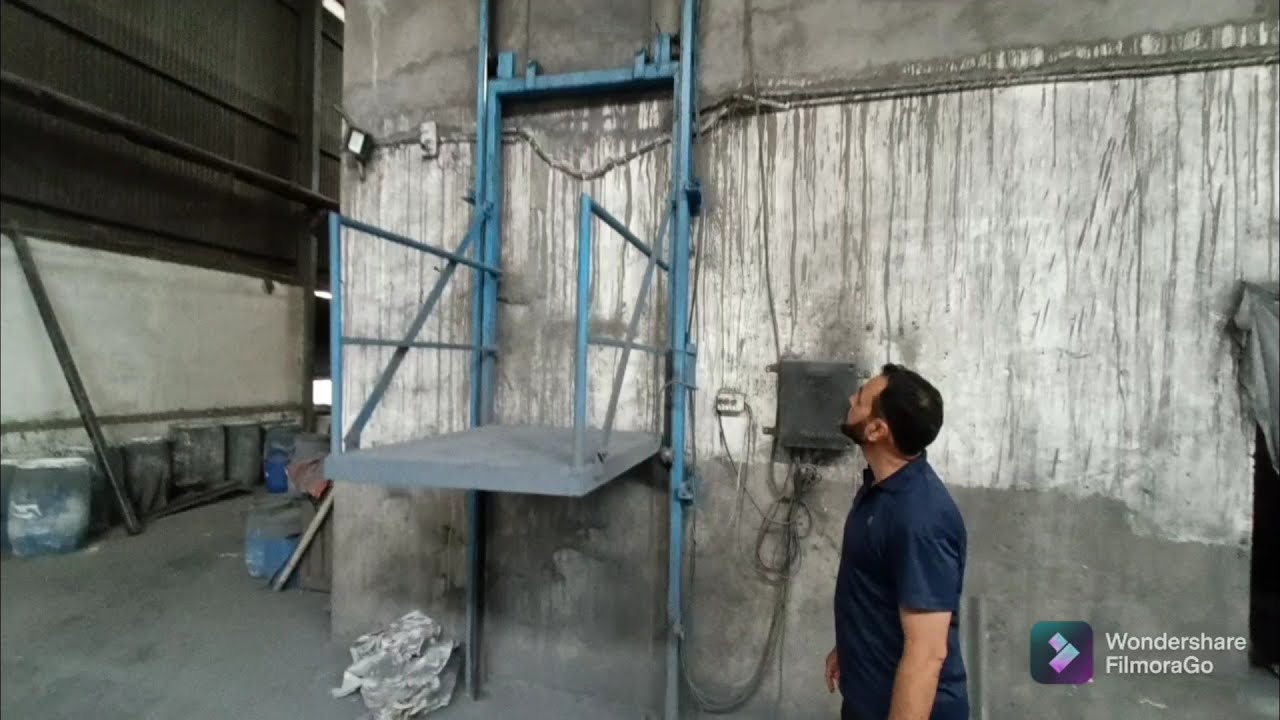 Goods Lifting Machine #elevator #Lift