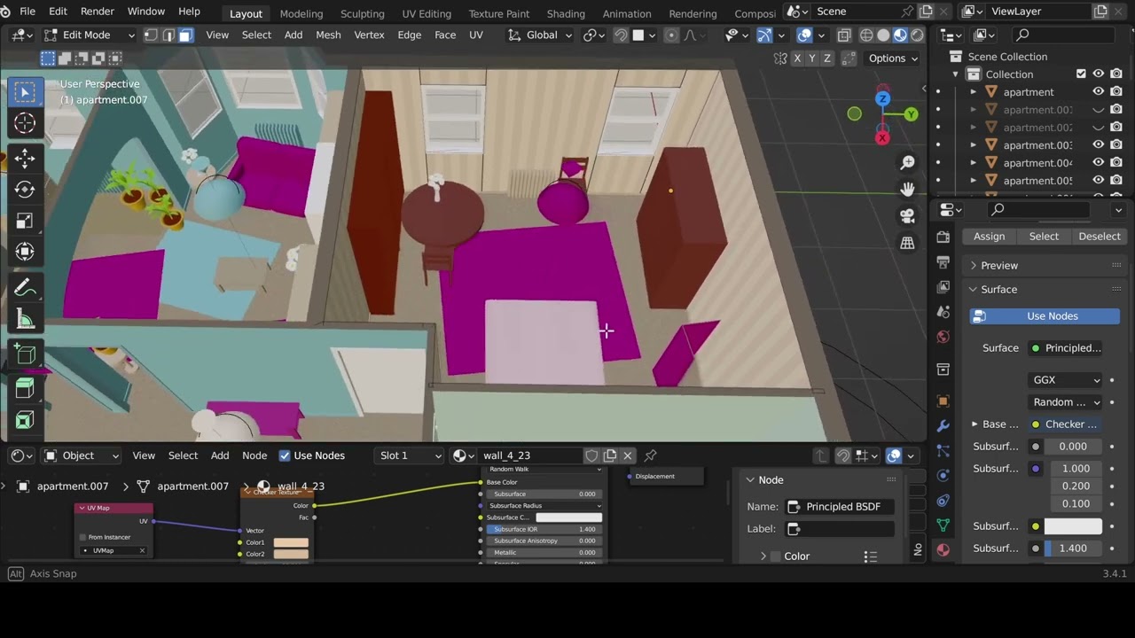Blender Stream: Sweet Home 3D Demo Scene