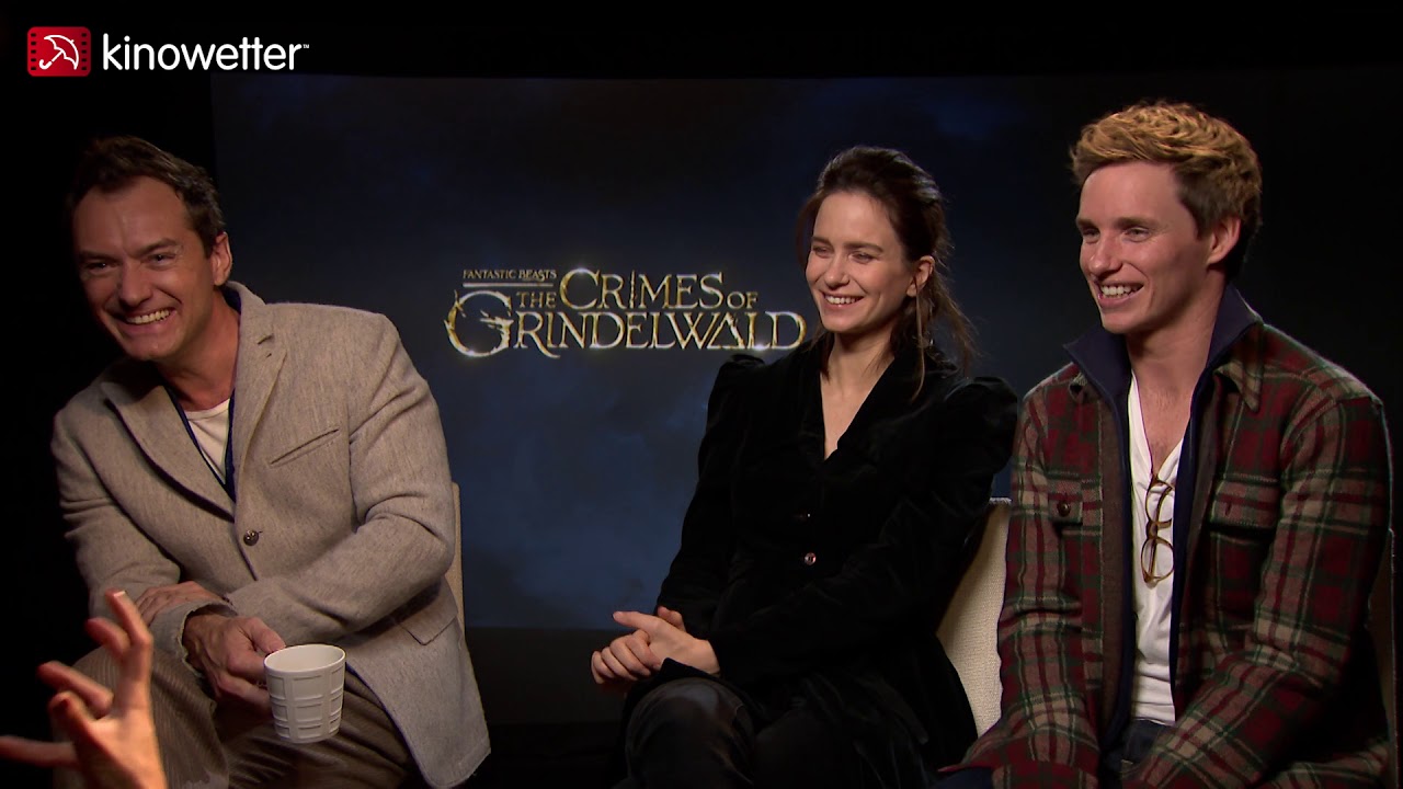Interview Jude Law, Katherine Waterston & Eddie Redmayne FANTASTIC BEASTS: THE CRIMES OF GRINDELWALD