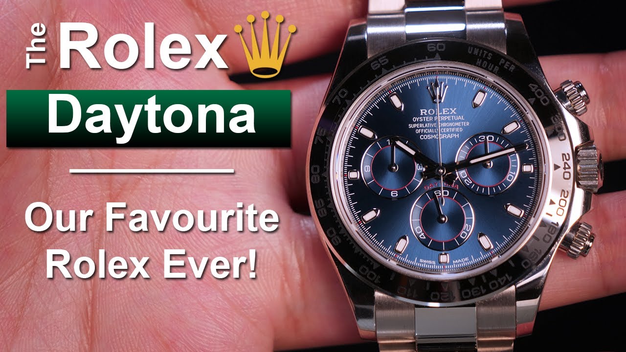 Обзор часов Rolex Daytona из белого золота с синим циферблатом (116509)