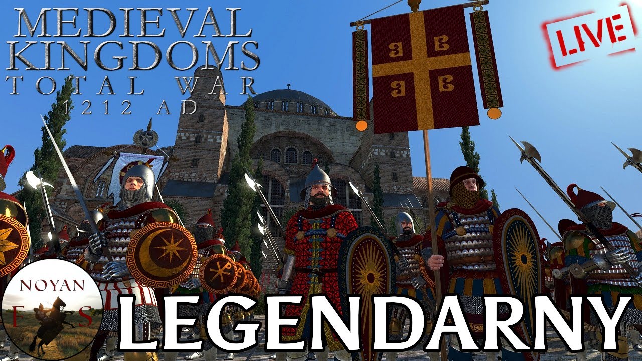 Medieval Kingdoms 1212 AD: Total War LEGENDARNY - Ciężkie Walki o Anatolię (Bizancjum) Stream🔴#2