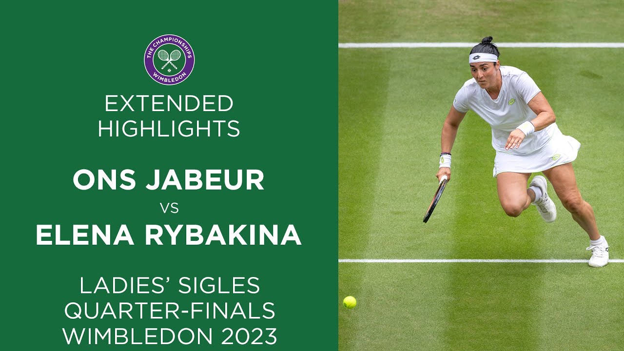 Wimbledon REMATCH | Ons Jabeur vs Elena Rybakina | 2023 Quarter-Final Extended Highlights