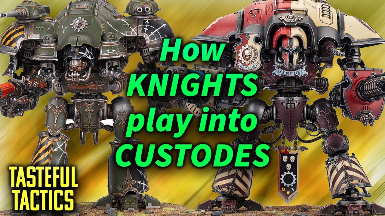 Советы по использованию Рыцарей против Кустодиев #warhammer40k