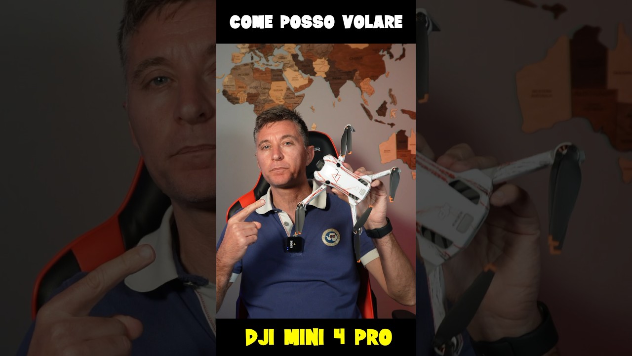 COME POSSO VOLARE IN ITALIA CON IL DJI MINI 4 PRO
