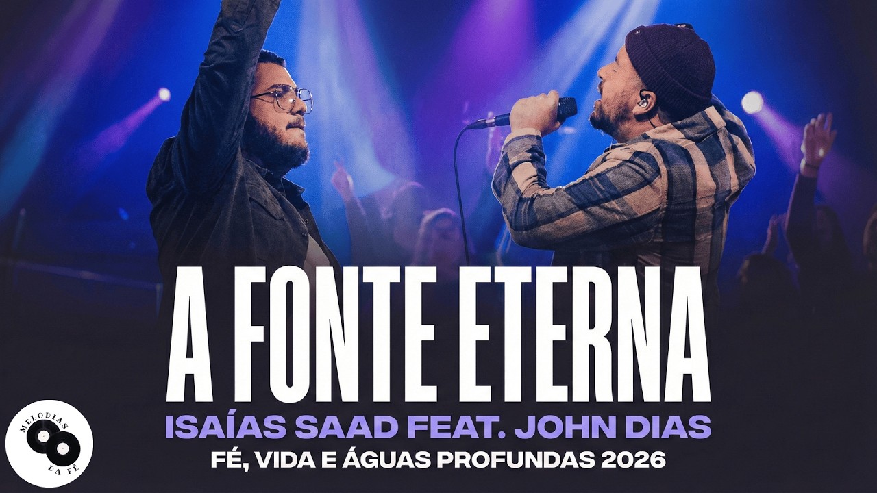 A FONTE ETERNA – Isaías Saad feat. John Dias – Fé, Vida e Águas Profundas 2026 – Louvor