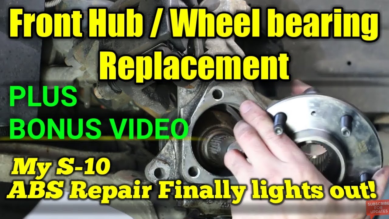 00-05 Buick lesabre Front Hub replacement – Bonus ABS Repair Chevy S10