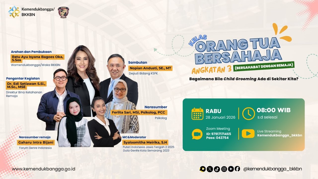 Kelas Orang Tua BERSAHAJA Angkatan 3 Tahun 2026 