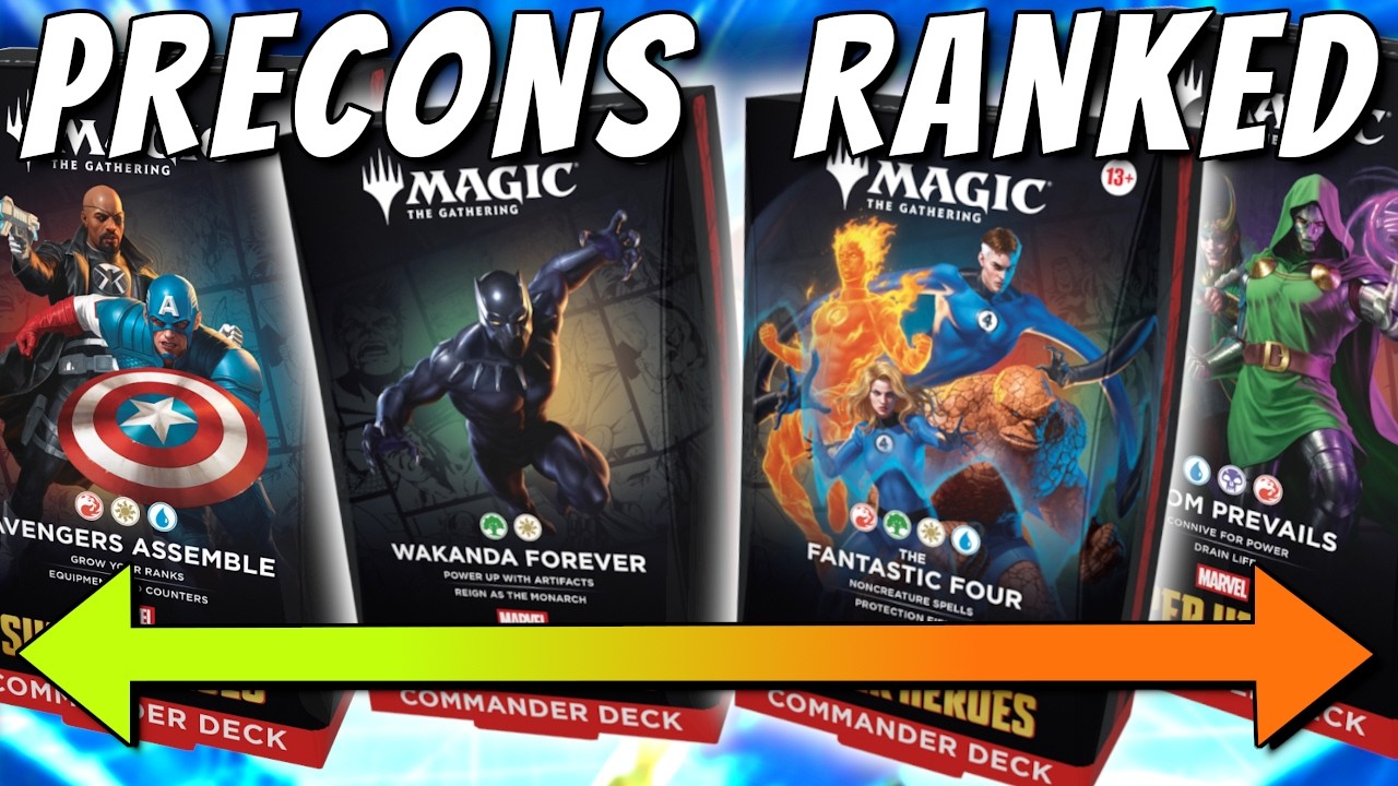 Полный гайд по преконам Marvel Super Heroes | Рейтинг новых колод #MTGxMarvel