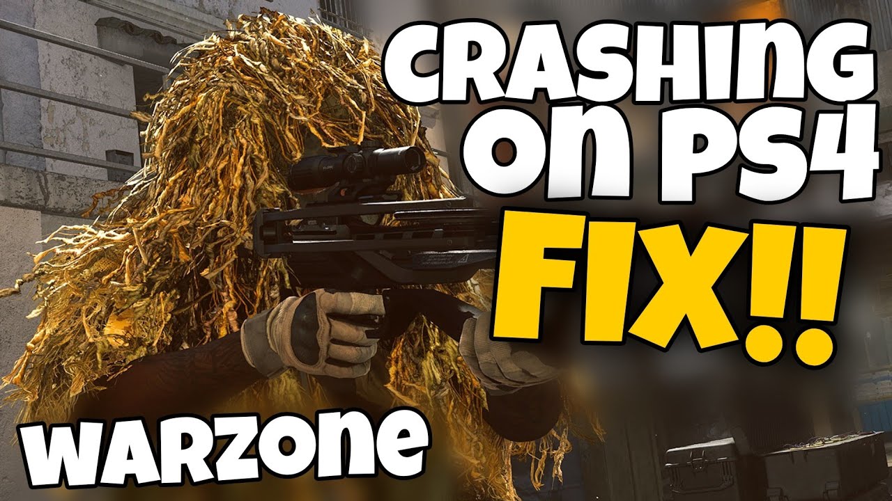 How to fix warzone crashing on ps4 (warzone keeps crashing on ps4)