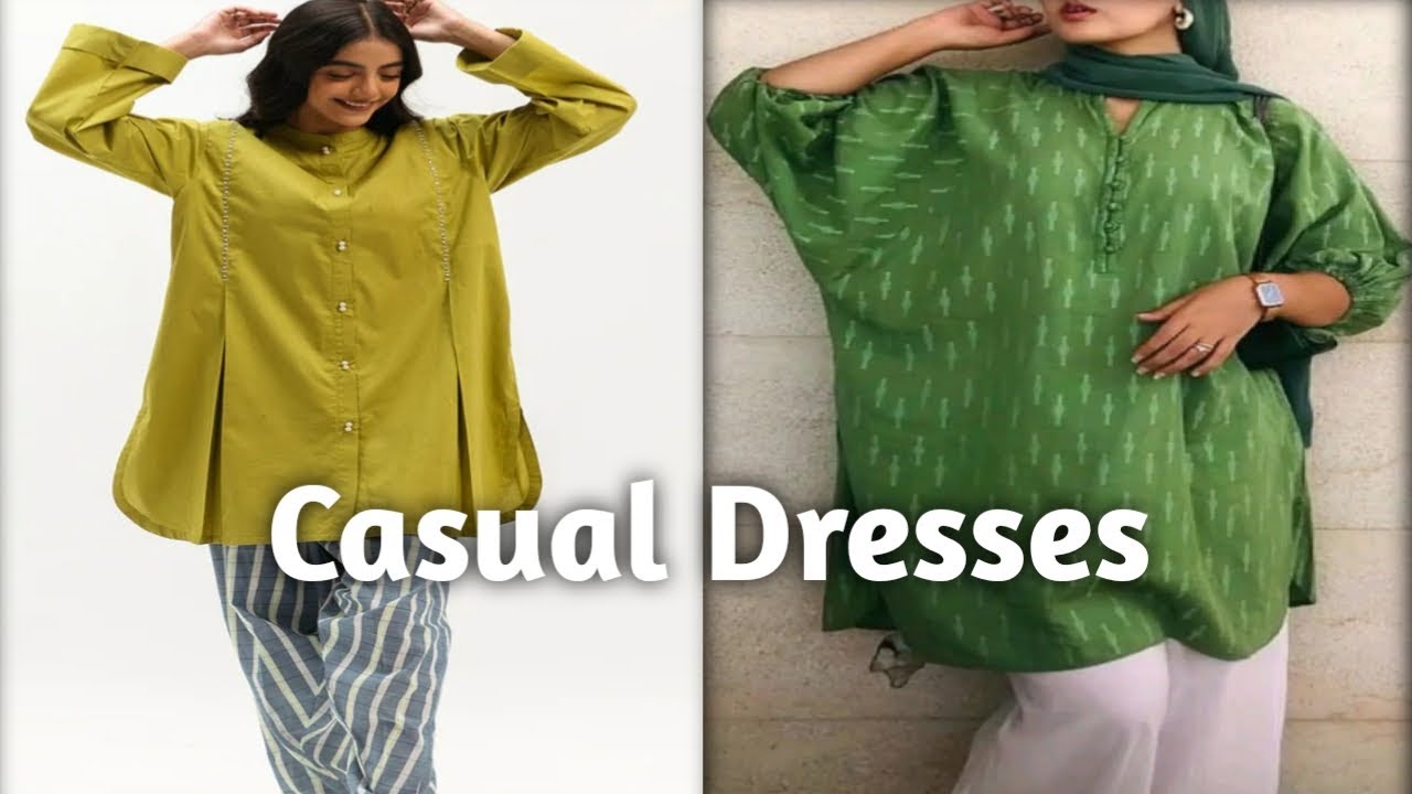 Casual Summer Dress Designs For Girls 2025 I Sharifa Fashion