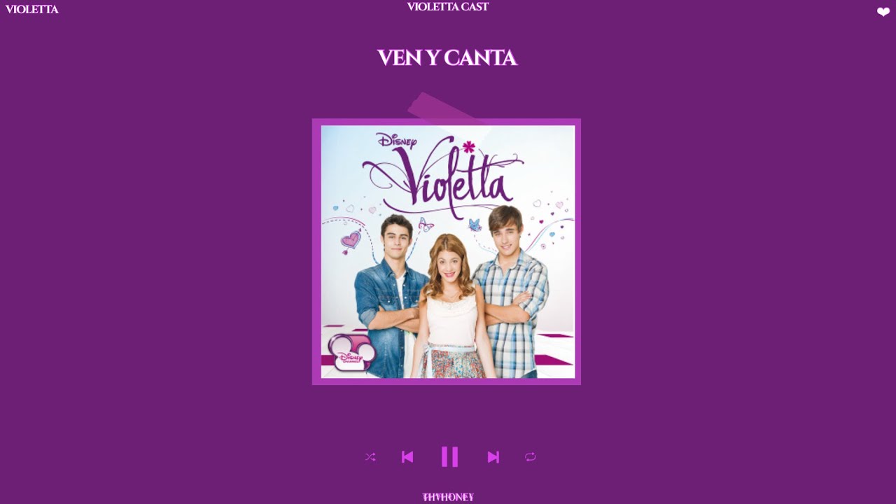 violetta - ven y canta (sped up + reverb)