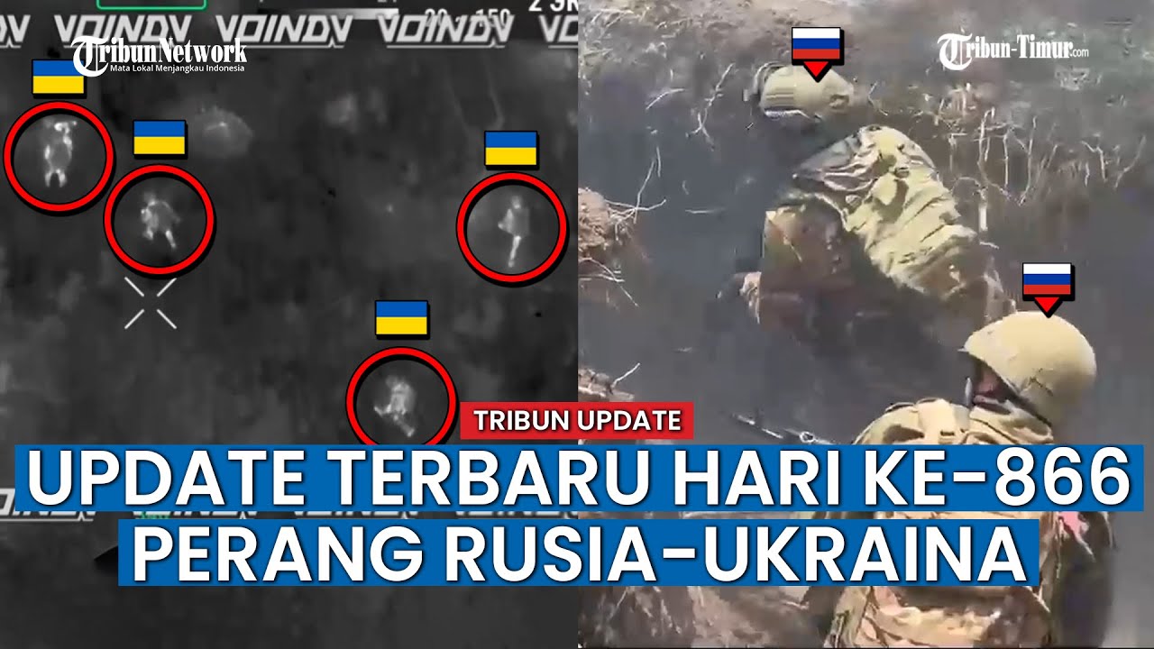 UPDATE HARI KE-866 Rusia vs Ukraina, Tank T-72 Rusia Libas Habis Pertahanan Ukraina di Hutan Kremen