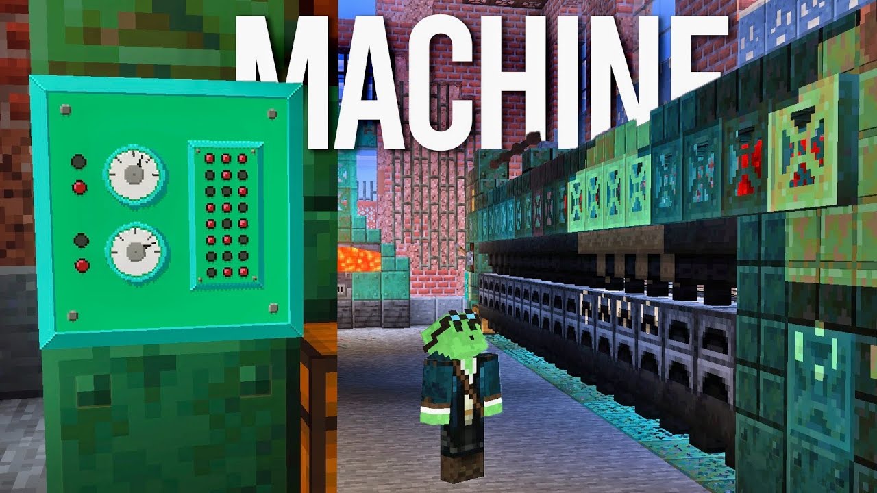 Building COOL Machines in my World! - Let's Play Minecraft 677