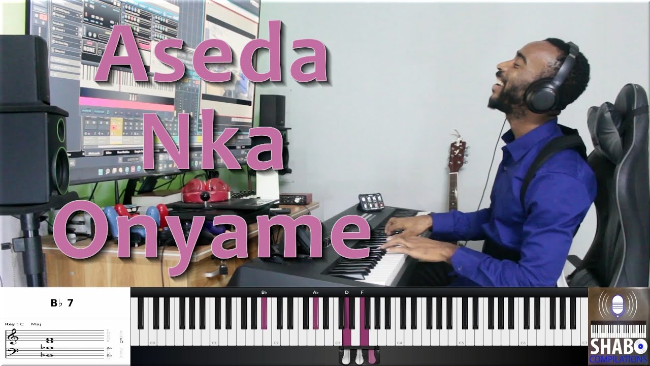 Aseda Nka Onyame – Reharmonized Piano | Ghanaian Christian Music | Instrumental Cover