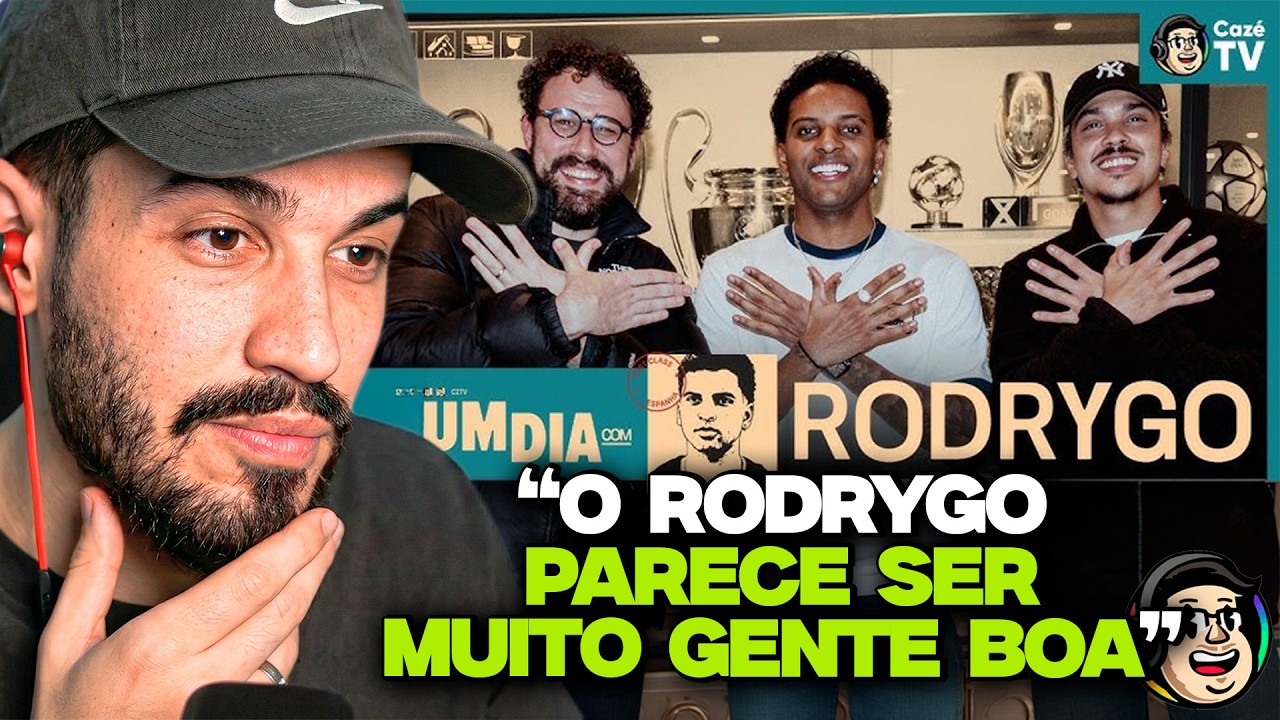 UM DIA COM RODRYGO! CHICO MOEDAS E BELTRÃO NA CASA DO CRAQUE! | REACT CAZÉ TV
