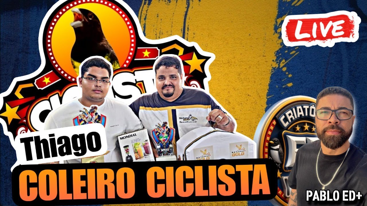coleiro CICLISTA o DONO de PERNAMBUCO - Thiago - (Coleiro e Papacapim de Torneio)