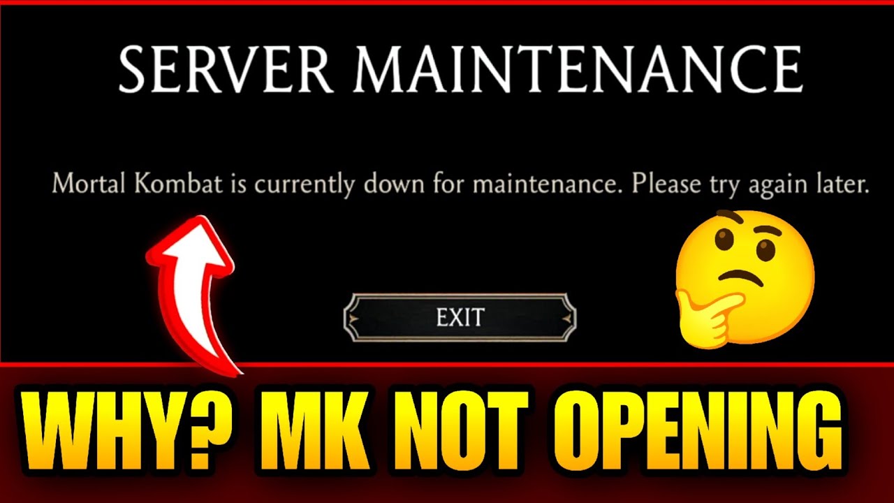 Техническое обслуживание Mortal Kombat Mobile сегодня | Техническое обслуживание серверов Mortal ...