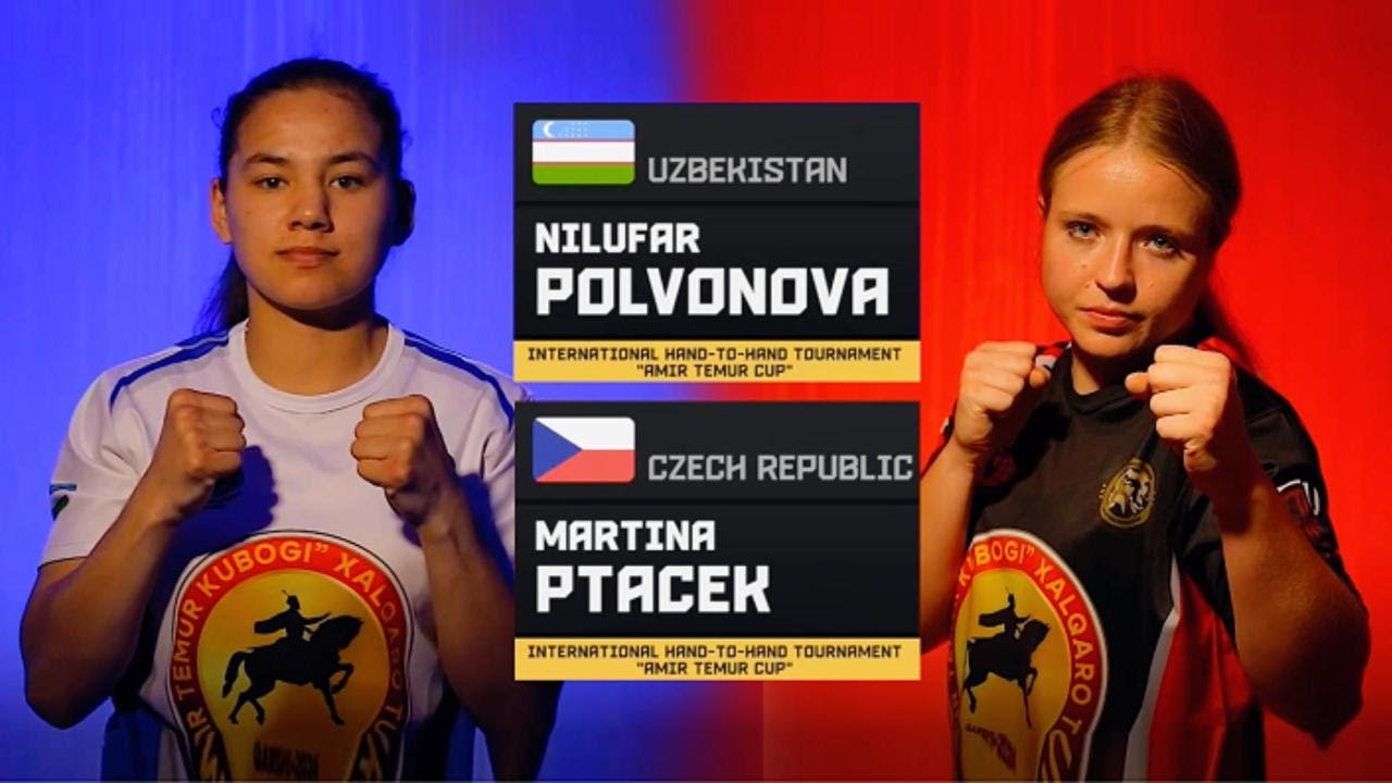 NILUFAR POLVONOVA (UZB) vs MARTINA PTACHEK (CHEX). HAND to HAND 