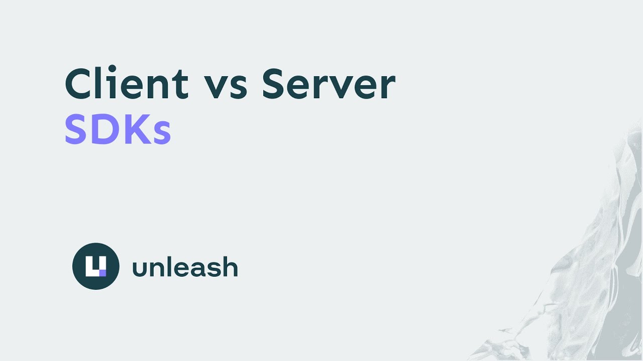 Differences between client & server SDK types