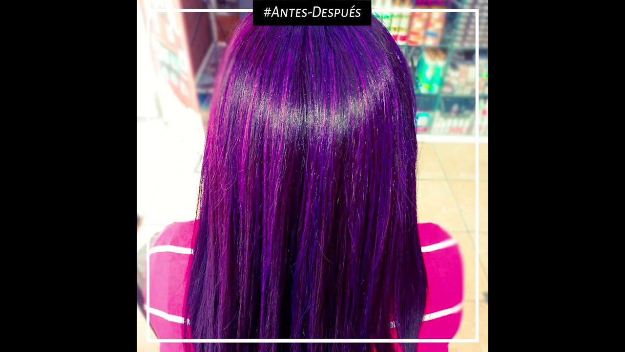 Violeta envidiable, cambio de look con Crema Color Nefertiti