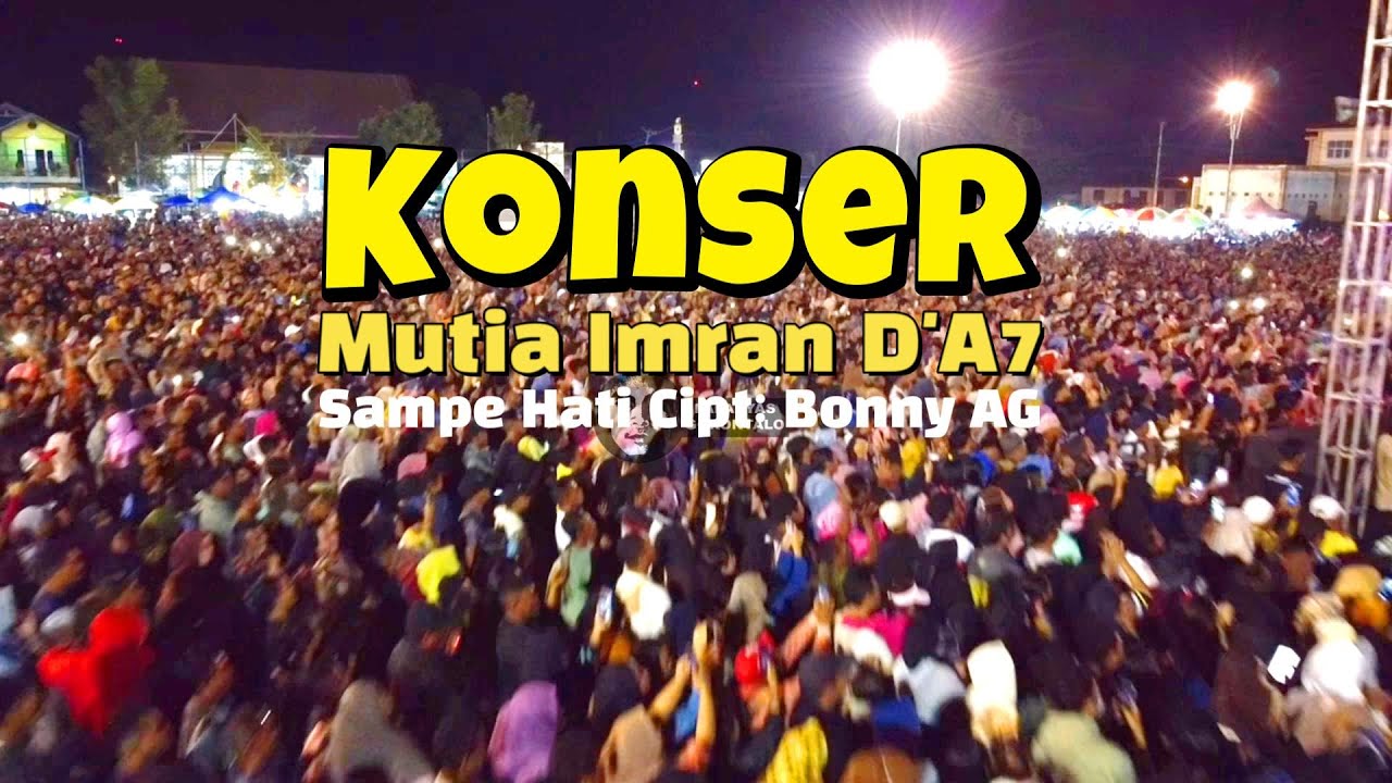 Konser Mutia Bone Bolango Jadi Lautan Manusia di Kampung Halaman Gorontalo