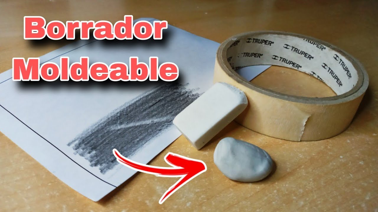 Cómo hacer un Borrador Moldeable casero - INGRID21