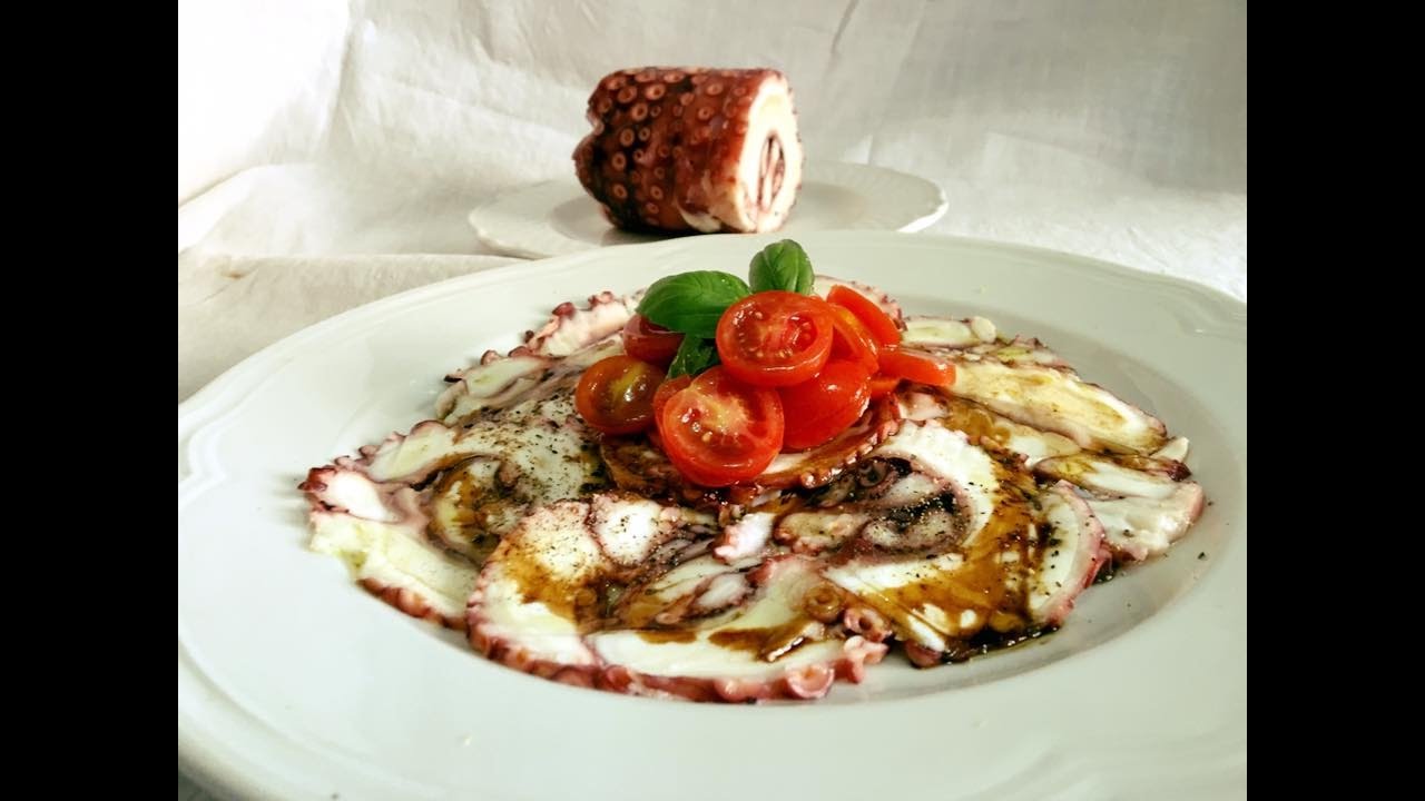 Carpaccio de Pulpo - Octopus Carpaccio