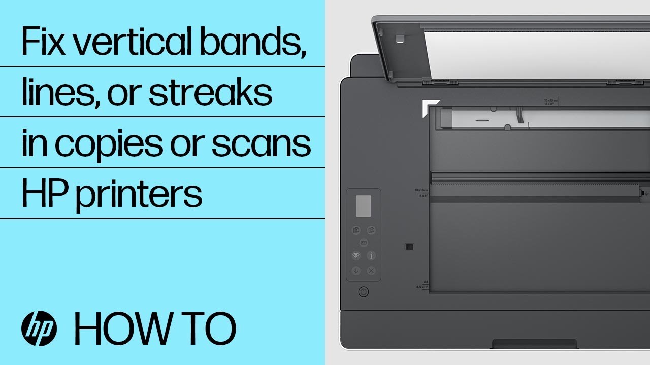 How to fix vertical bands, lines, or streaks in copies or scans on your HP printer| HP Support