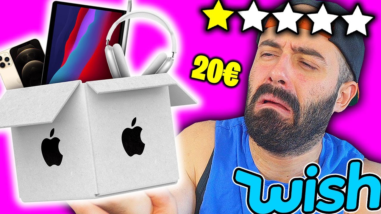 UNBOXING MYSTERY BOX APPLE da 20€ di WISH *TRUFFA?* 🤬 #wish