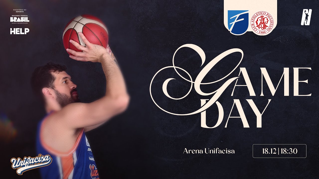 🐊 Basquete Unifacisa x Paulistano 🔴⚪ - NBB25/26 - 1º Turno