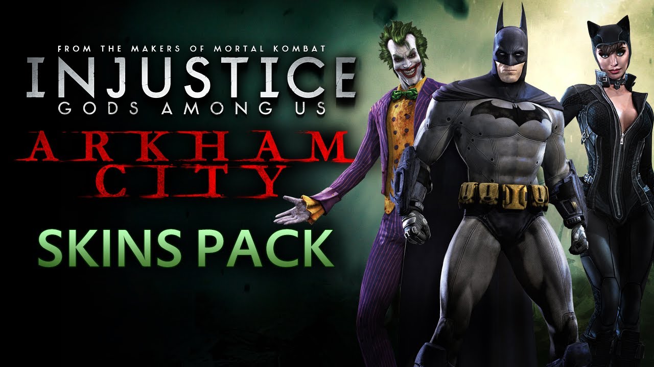 Injustice: Gods Among Us - Batman: Arkham City Skins Gameplay