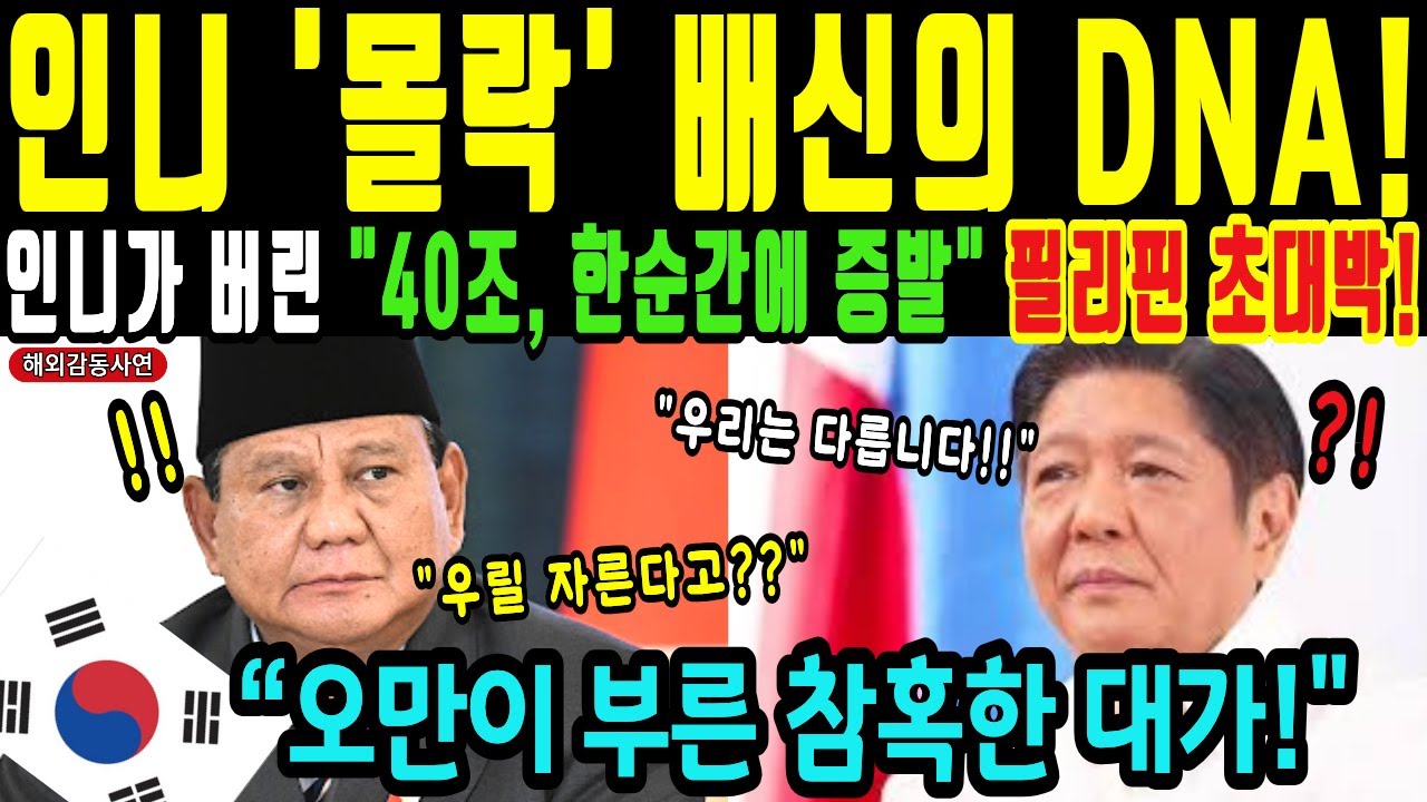 인도네시아 자멸! KF-21 버리고 라팔 샀다가 40조 증발! 필리핀 대역전!ㅣ해외감동사연