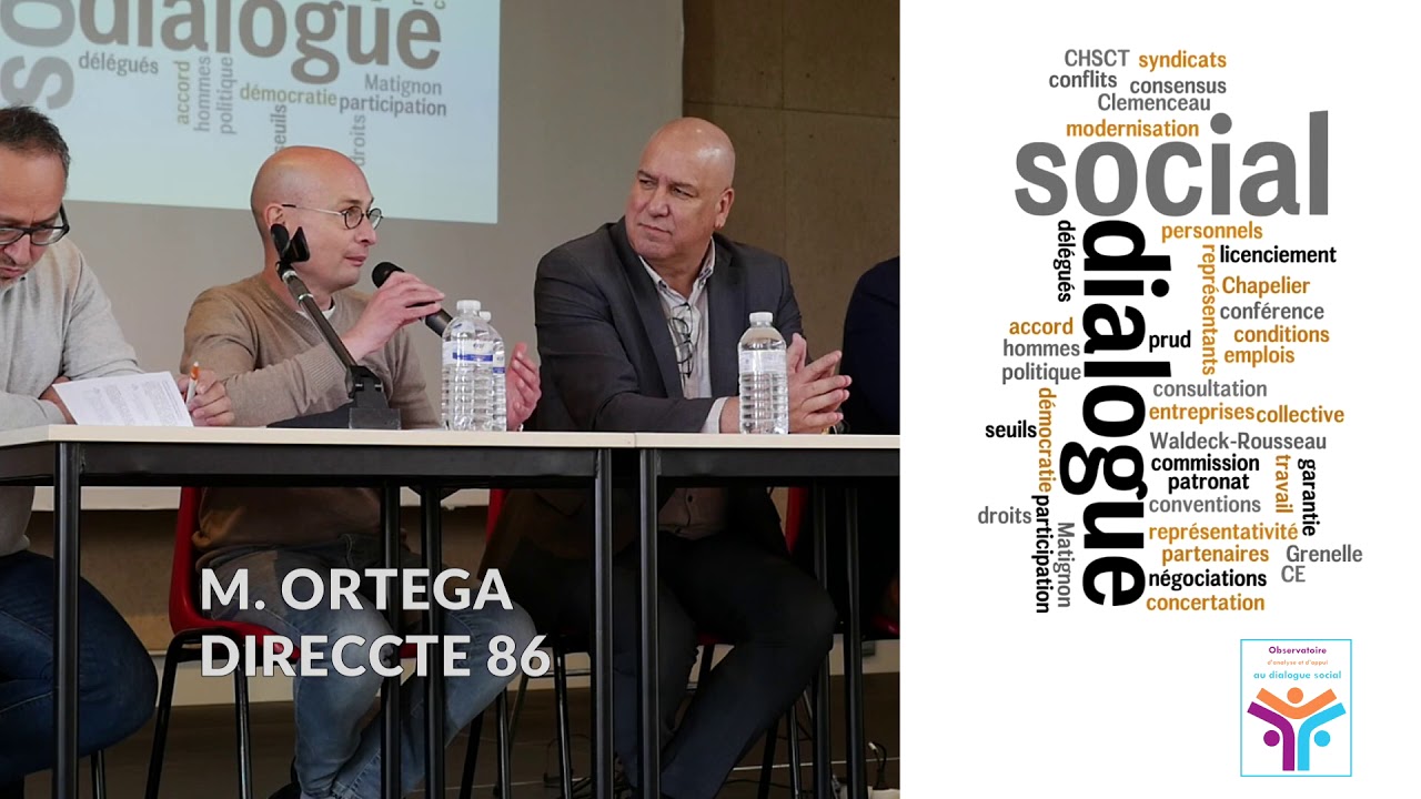 Rencontres dialogue social Vienne - Observatoire 86 - 09/04/2019