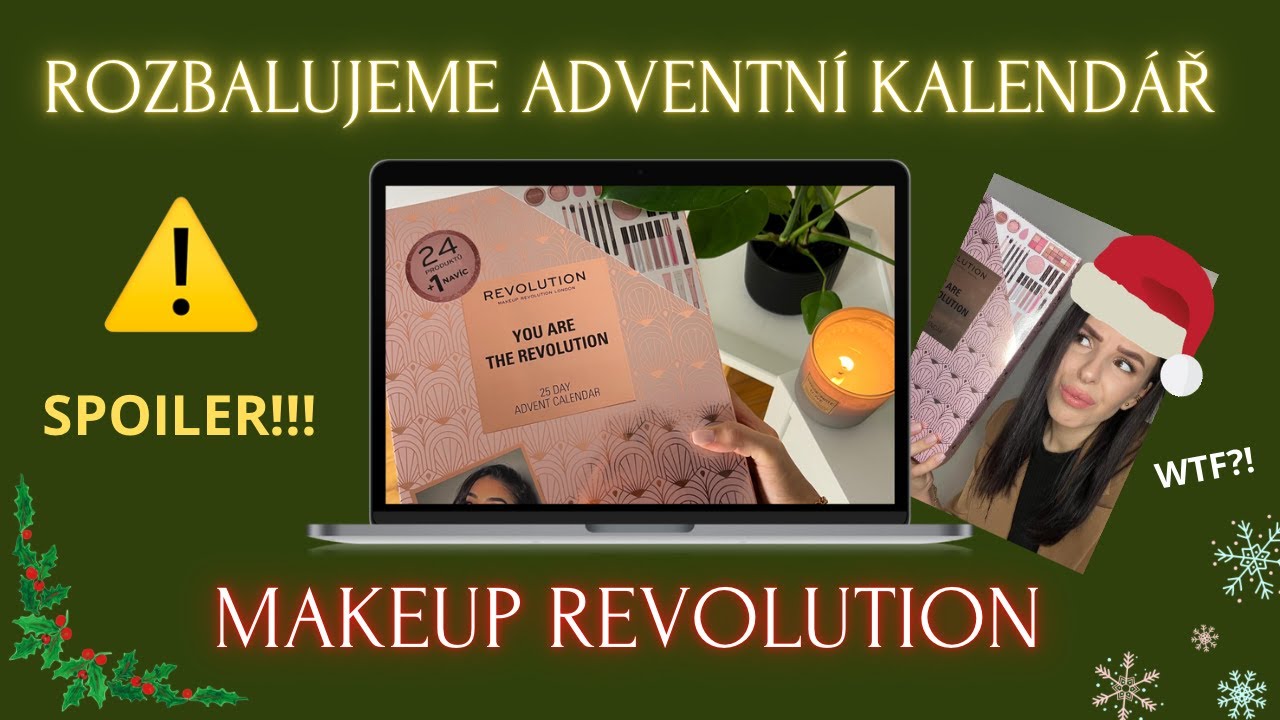 TO ASI JAKO NE?! I Otevíráme adventní kalendář Makeup Revolution I ⚠️ SPOILER!!!