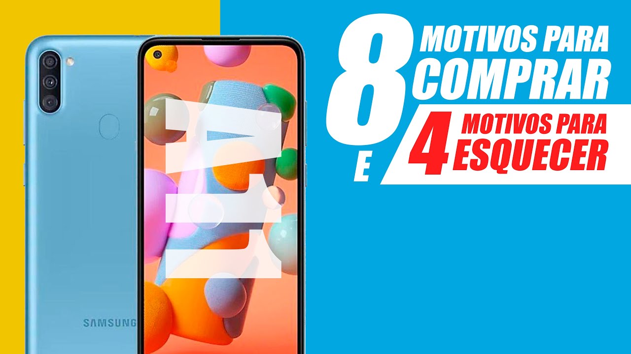 8 Pontos Positivos e 4 Negativos - Galaxy A11