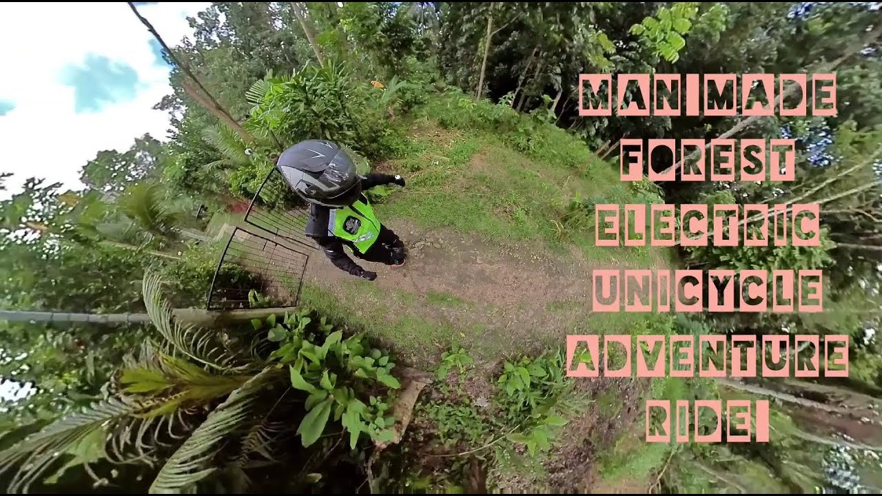 EUC VLOG #6 MAN-MADE FOREST adventure Ride
