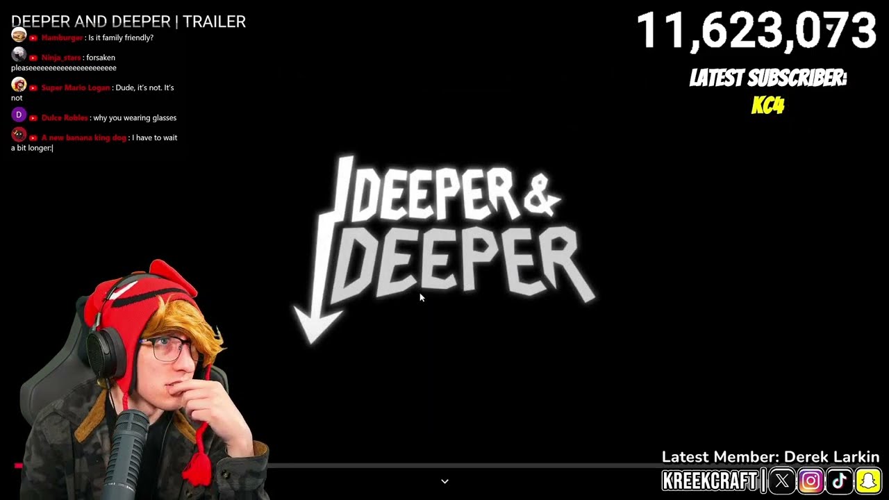 KreekCraft Reacts to DEEPER AND DEEPER | TRAILER