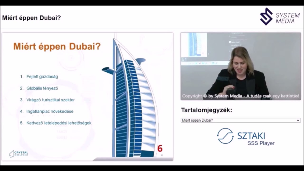 Dubai (Dubaj) Ingatlan befektetés - Szakmai képzés